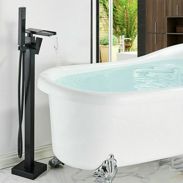 Belfry Bathroom Corrinne Freestanding Waterfall Bath Tap Wayfair.ie